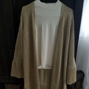 Metallic cardigan